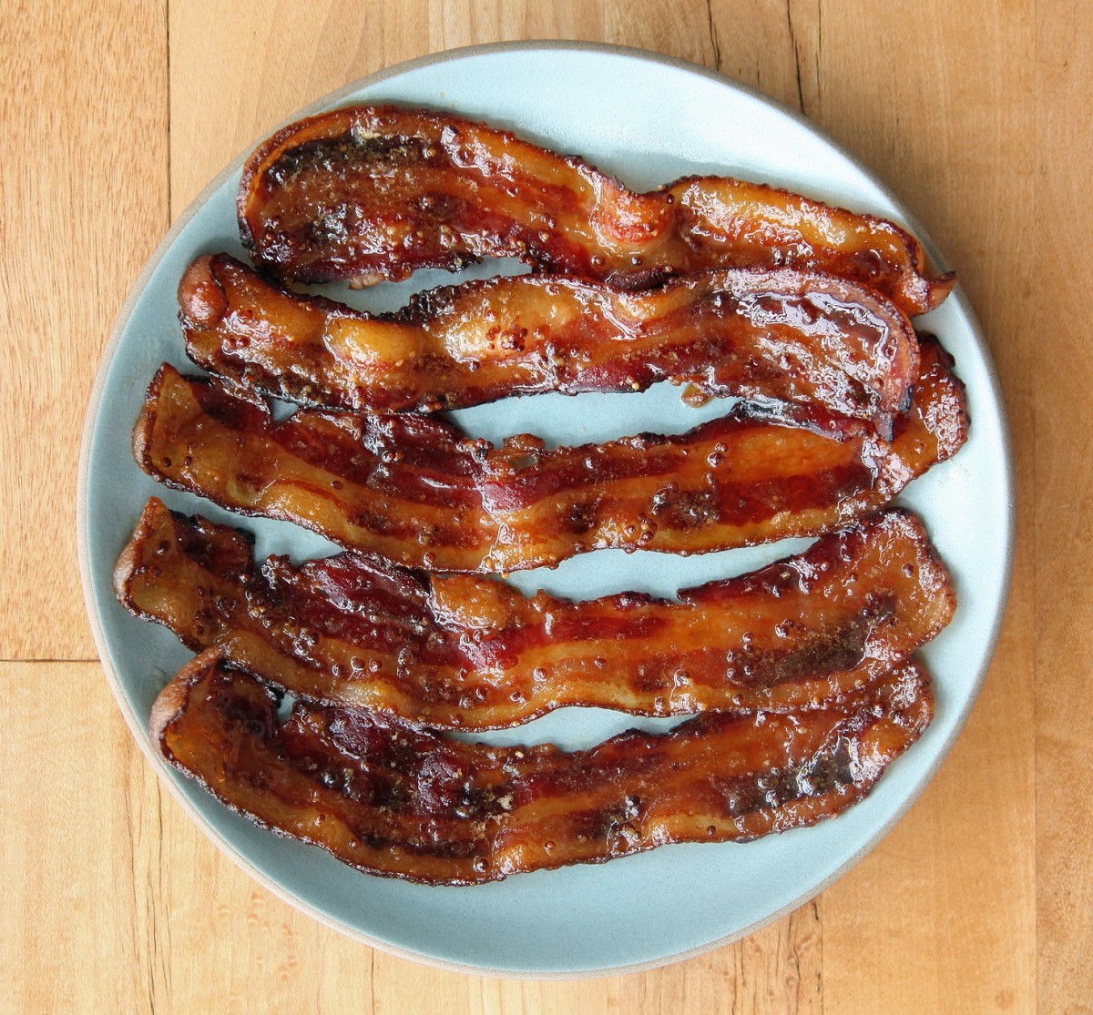 Beer Glazed Bacon