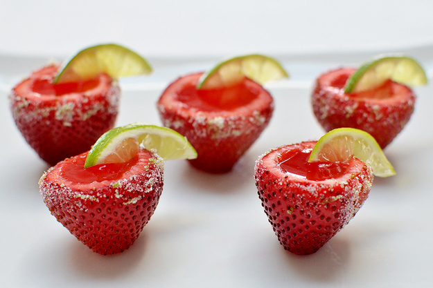 Strawberry Margarita Jello Shots Recipe