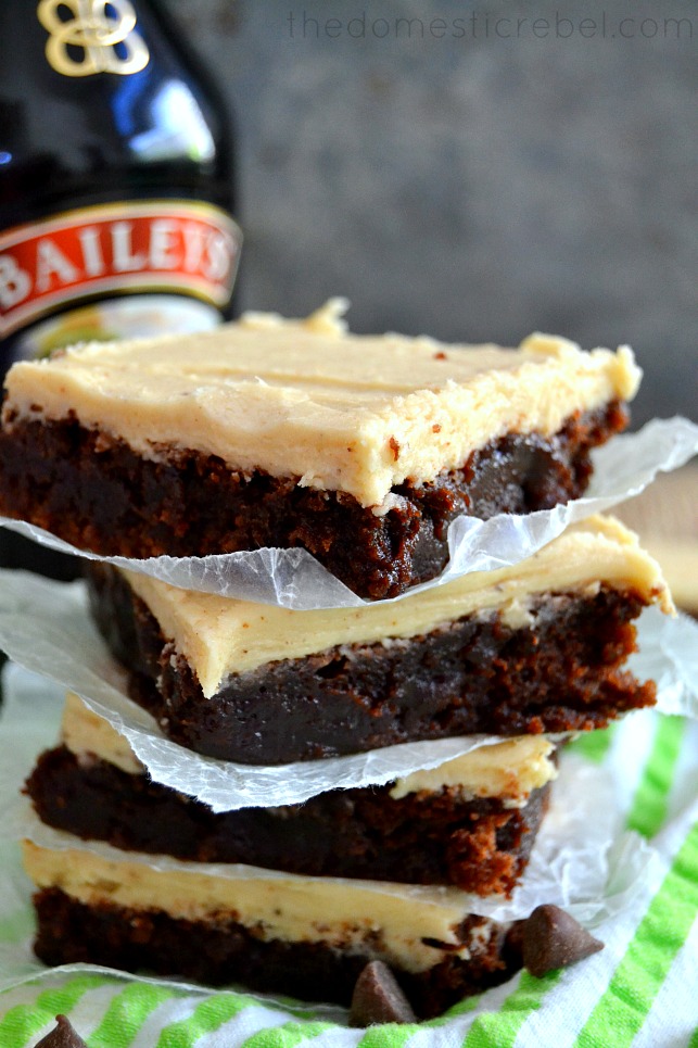 Baileys Brown Butter Frosted Brownies Recipe