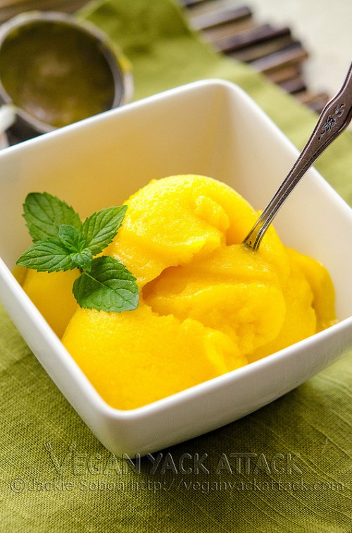 Mango Lime Sorbet Recipe