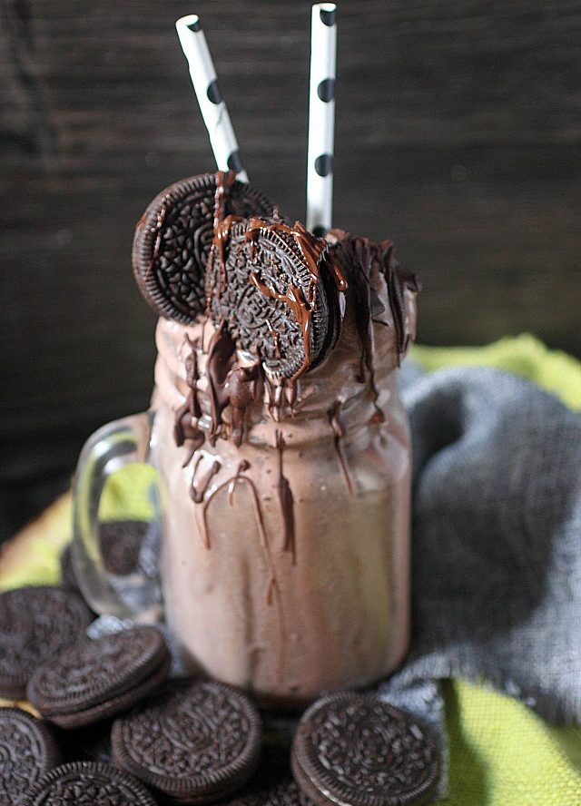 Boozy Oreo and Chocolate Cream Milkshake Recipe