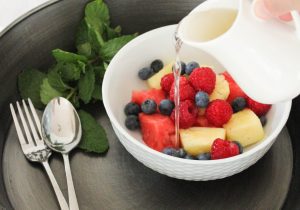 Champagne Mint Syrup for Fruit Salad Recipe