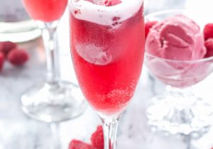 Raspberry Sorbet Bellinis Recipe