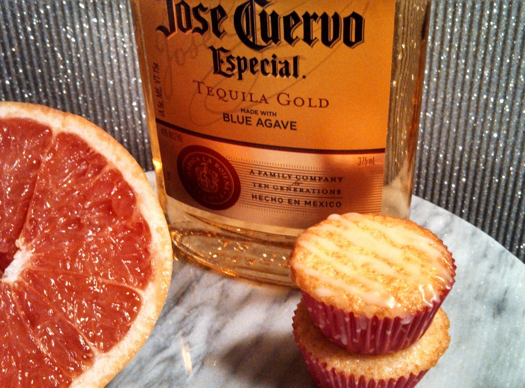 Grapefruit Muffins with Tequila Glaze Recipe