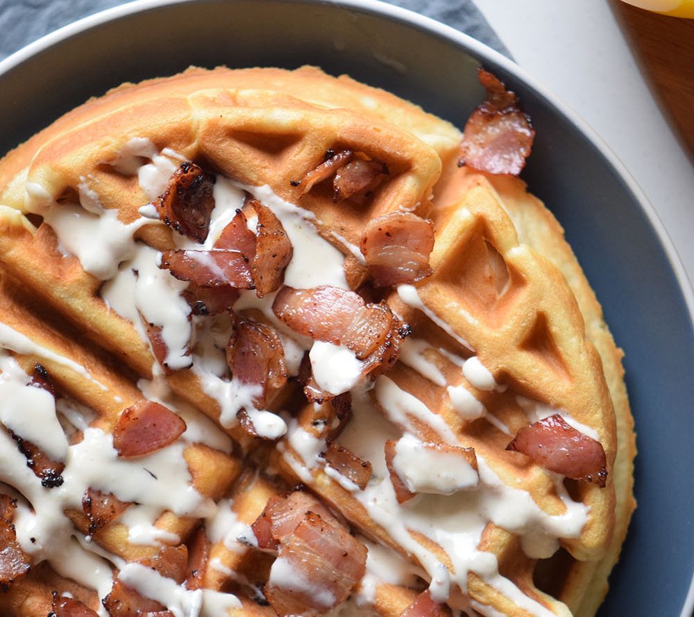 Bacon and Beer Waffles Recipe