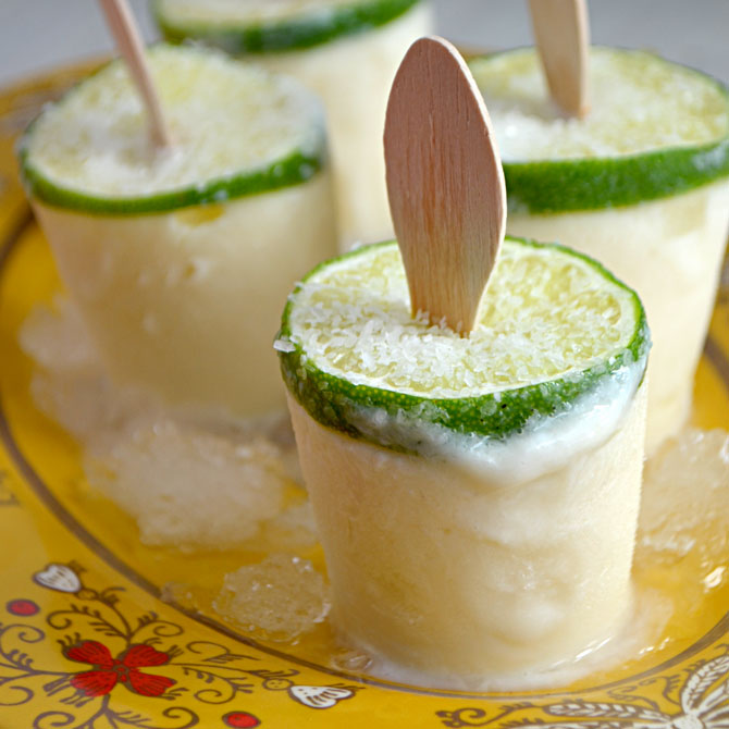 Creamy Margarita Popsicles Recipe