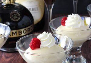 Champagne Mousse with Chambord