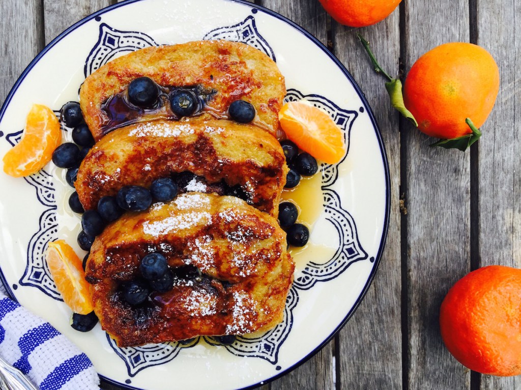 Boozy Blueberry and Tangerine French Toast Recipe