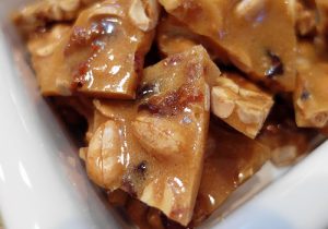 Hard Cider Peanut Brittle with Bacon and Maple Recipe