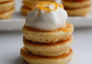 Mini Mimosa Pancake Stacks Recipe