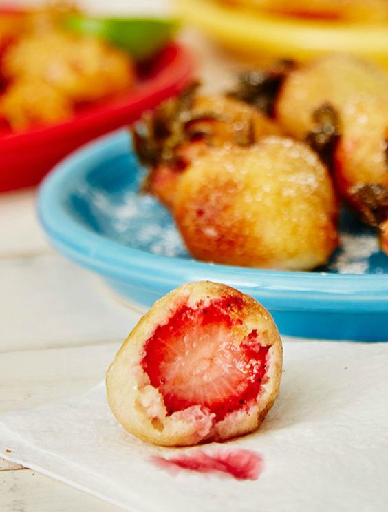 Deep Fried Strawberry Daiquiri Shots Recipe
