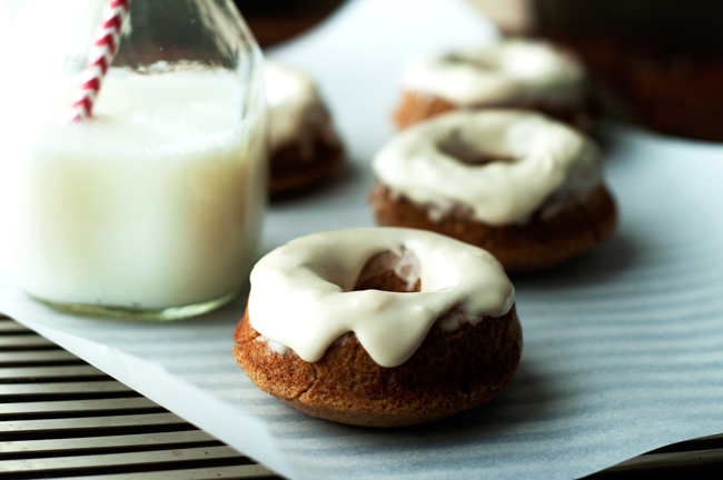 Baked Chai Donuts with Bourbon Glaze Recipe