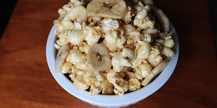 Boozy Banana Popcorn Recipe