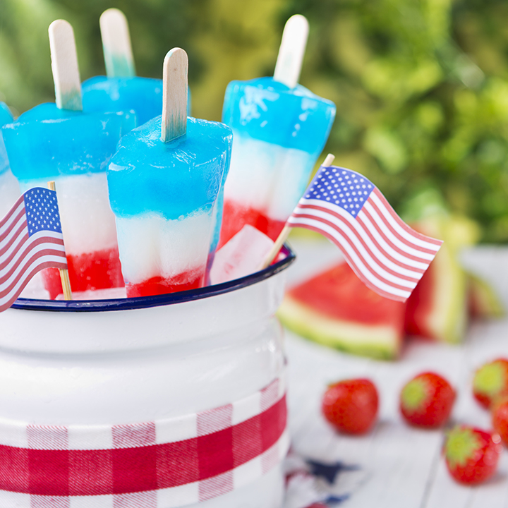 Red White and Booze Popsicle Recipe