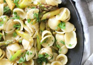 White Wine Pasta with Asparagus Recipe