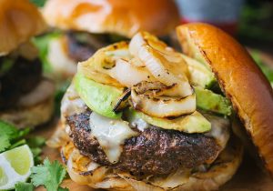 Burgers with Tequila-Lime Aioli